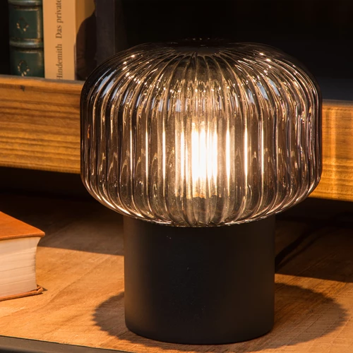 Lucide JANY - Table lamp - Ø 16 cm - 1xE14 - Black - atmosphere 1